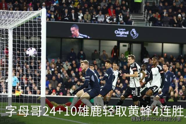 字母哥24+10雄鹿轻取黄蜂4连胜 魔术力克爵士